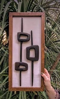 Image 1 of Arte Murale in legno in stile MCM