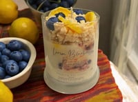 Lemon Blueberry Crumble Cake 