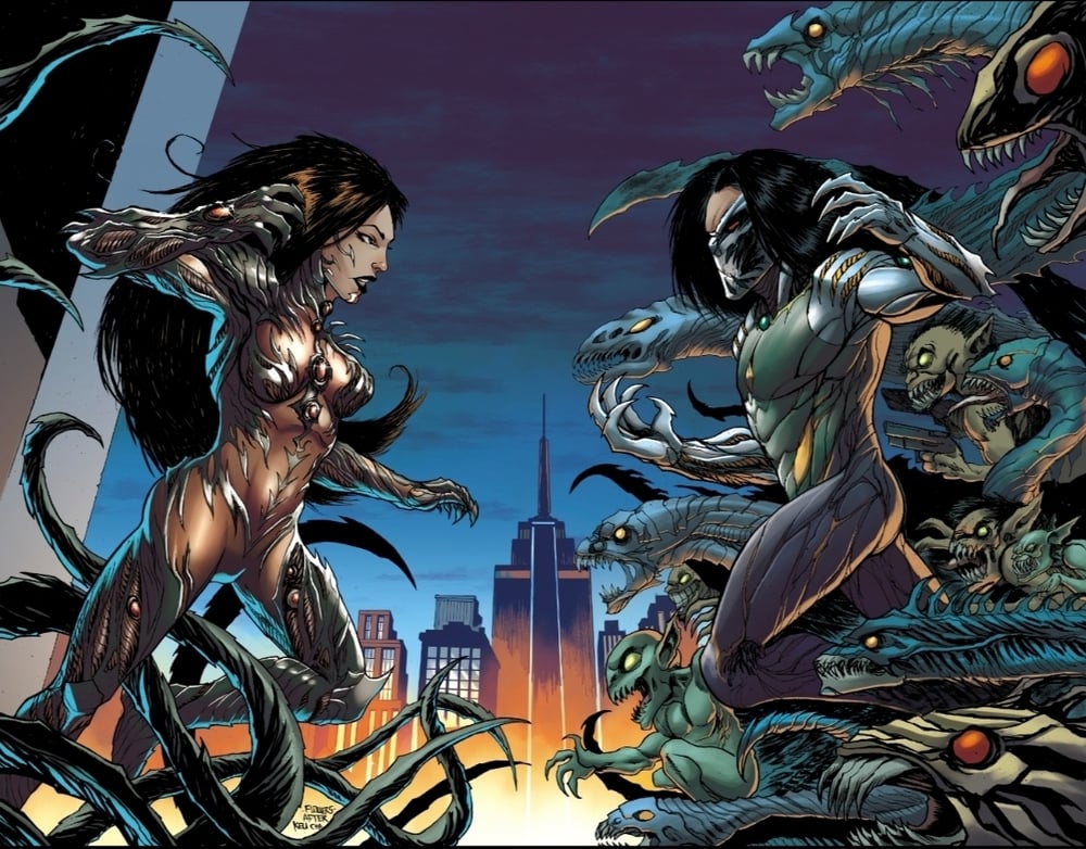 The Darkness (2025) #1 BLACK SABER EXCLUSIVE BY JASON FLOWERS LTD 350