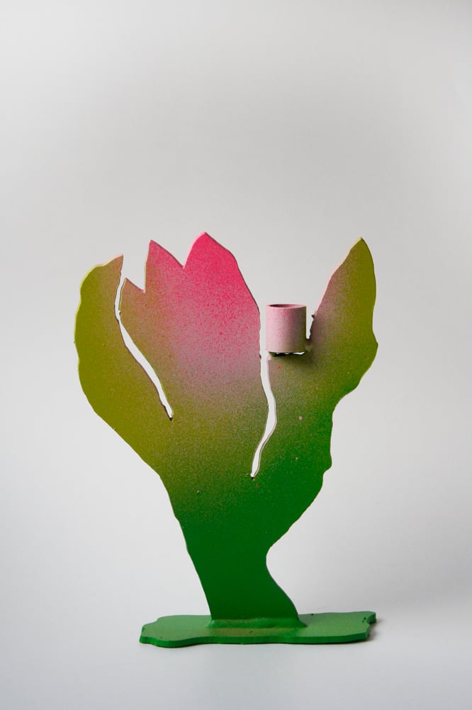 Image of Single tulip candle holder