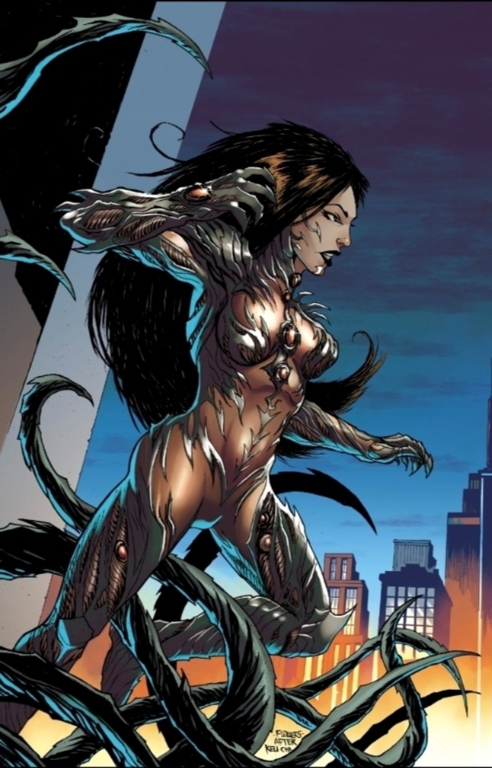 The Darkness (2025) #1 BLACK SABER EXCLUSIVE BY JASON FLOWERS LTD 350