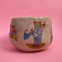 Image 2 of Cat's Day Ceramic Bowl