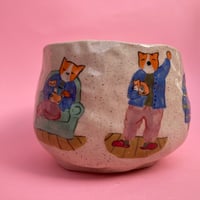 Image 5 of Cat's Day Ceramic Bowl