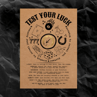 Image 2 of NEW! SCRATCH-OFF FORTUNE CARD: SPIN THE WHEEL | MULTIPLE STYLES