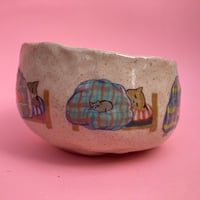 Image 1 of Sleeping Cats *cracked* bowl