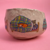 Image 4 of Sleeping Cats *cracked* bowl