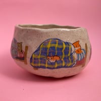 Image 5 of Sleeping Cats *cracked* bowl