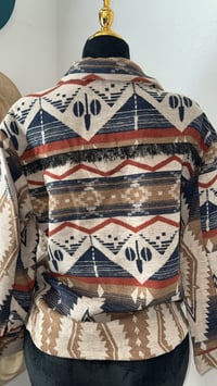 Image 2 of Navy Tan Jacket