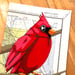 Image of Cardinal / unframed original painting