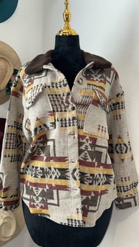 Image 1 of Tan Fringe Jacket