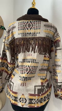 Image 2 of Tan Fringe Jacket