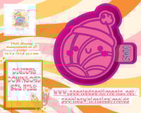 Image 2 of Concha with Santa Hat Mold|Housing Mold Maker STL File for Freshies|Candle|Aroma Beads|Freshie Mold