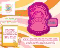 Image 2 of Christmas Mrs. Claus Mold|Housing Mold Maker STL File for Freshies|Candle|Aroma Beads|Freshie Mold