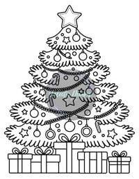 Image 2 of DIGITAL Download: A Christmas Coloring Adventure for Kids! 