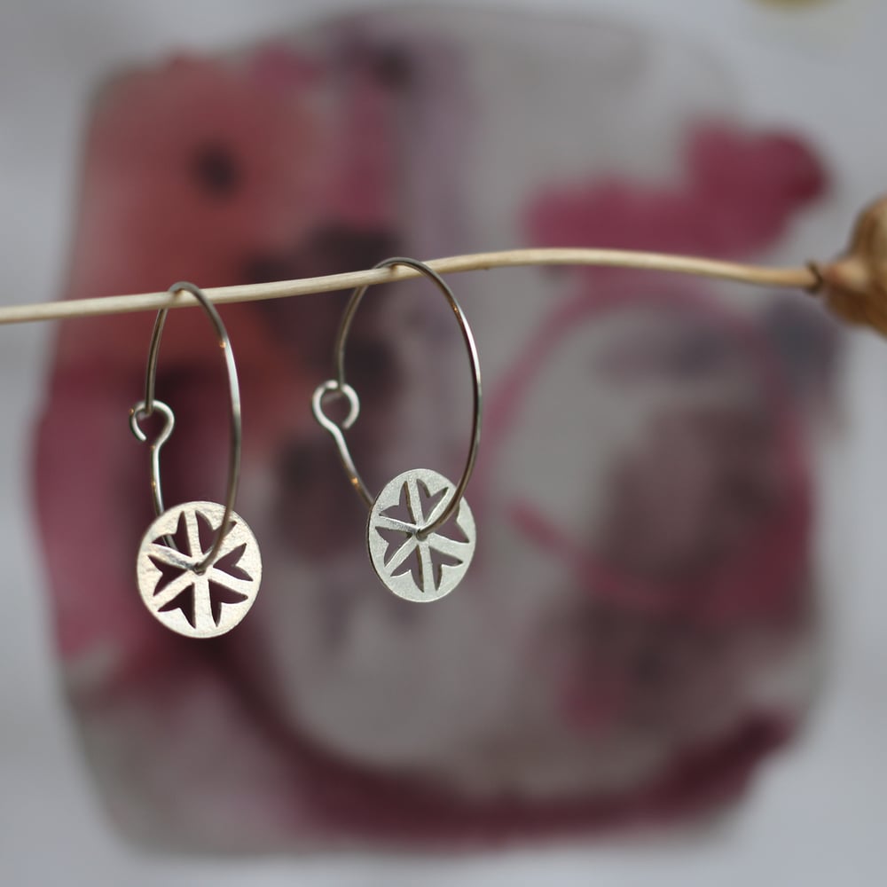 Image of Ray Hoops Silver