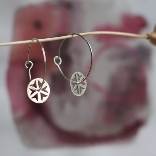 Image of Ray Hoops Silver