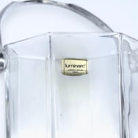 Image 7 of Seau à glace Luminarc en verre octogonal vintage 70 - seau à glaçons vintage 1970