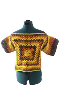 Image 4 of Fall Granny Square Top