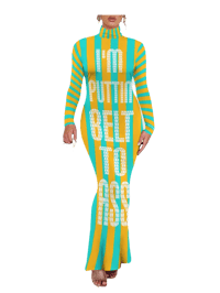 Image 1 of BELT TO ASS TURTLENECK MAXICON