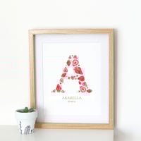 Image 3 of Custom initial nursery wall art