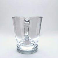 Image 5 of Ancienne carafe pichet en verre soufflé  - vintage 1940