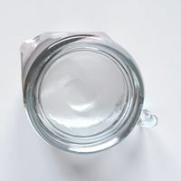 Image 9 of Ancienne carafe pichet en verre soufflé  - vintage 1940