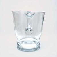 Image 6 of Ancienne carafe pichet en verre soufflé  - vintage 1940