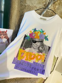 Image 3 of Camiseta Pippi bordada a man. Talla S oversize. En stock