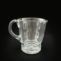 Image 3 of Ancienne carafe pichet en verre soufflé  - vintage 1940