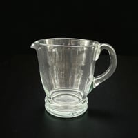 Image 4 of Ancienne carafe pichet en verre soufflé  - vintage 1940