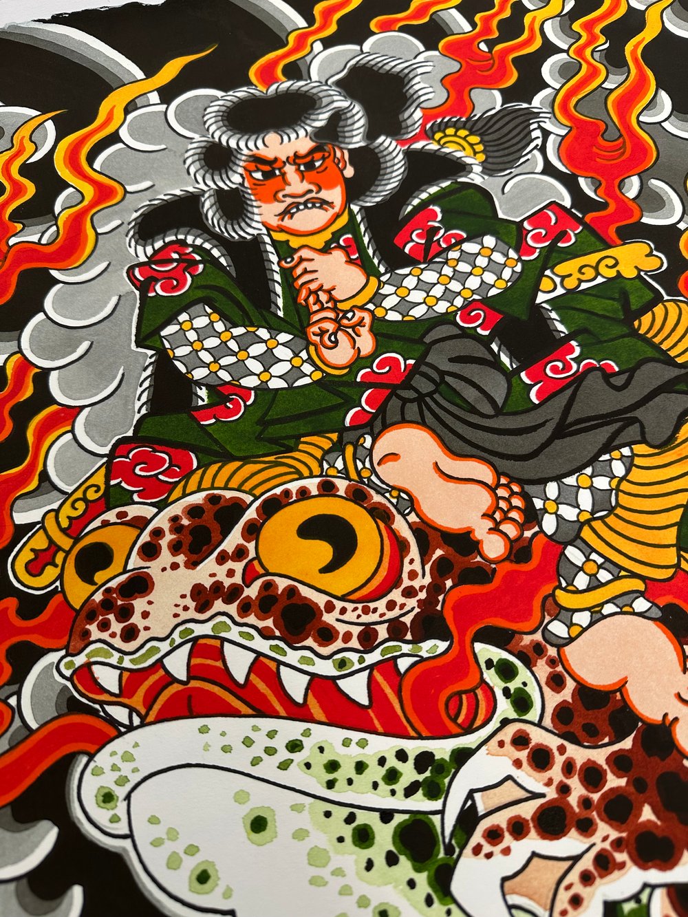 A2 Tenjiku Tokubei fine art print