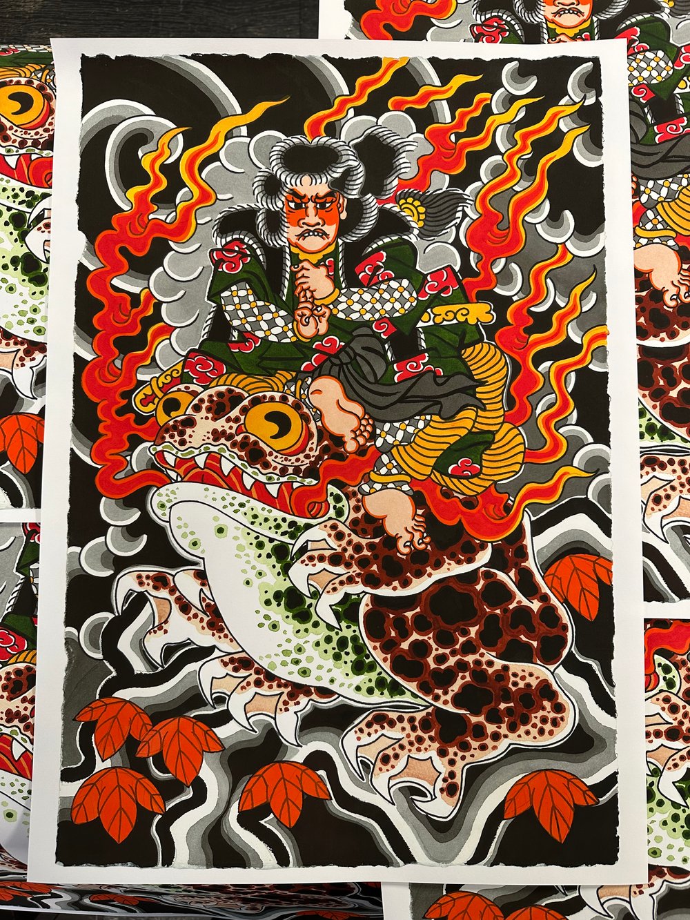 A2 Tenjiku Tokubei fine art print