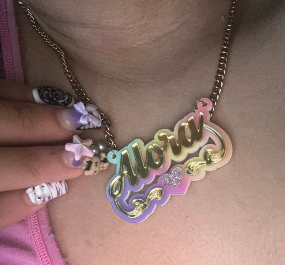 Image of Acrylic nameplate (best seller 🩷🫶)