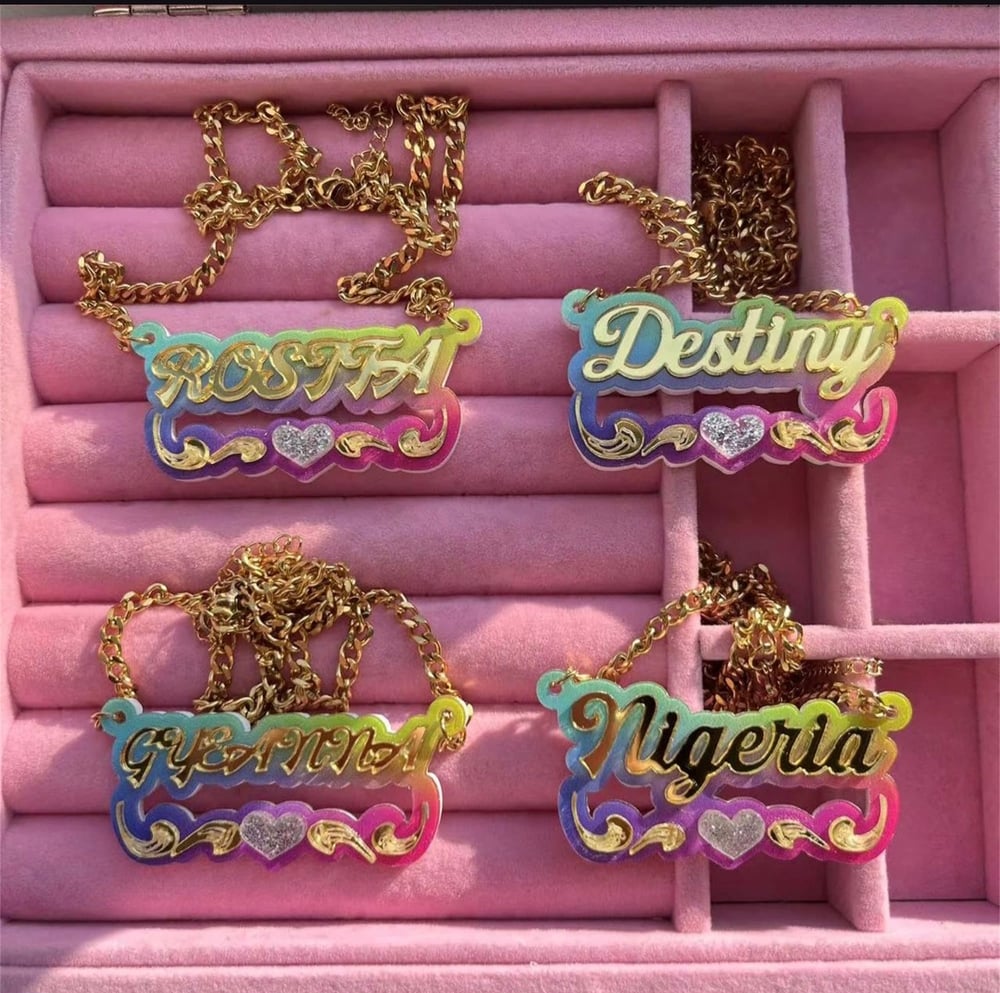 Image of Acrylic nameplate (best seller 🩷🫶)