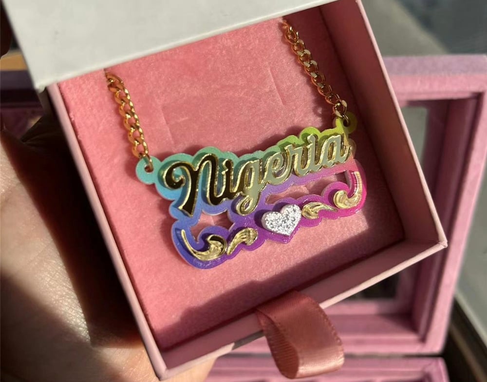 Image of Acrylic nameplate (best seller 🩷🫶)