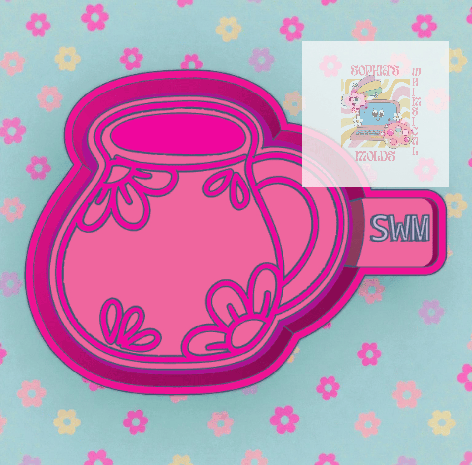 Image of Groovy Jarrito Mold|Housing Mold Maker STL File for Freshies|Candle|Aroma Beads|Freshie Mold