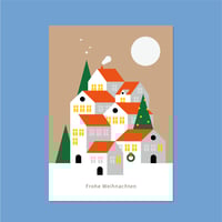 Postkarte „Frohe Weihnachten“