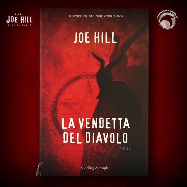 Image of JOE HILL 2025 CHARITY EVENT 24: SIGNED Horns HC - Italian DAMAGED