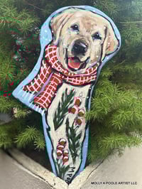 Image 1 of  Holiday Garden Lab Fairy Yellow Checkered