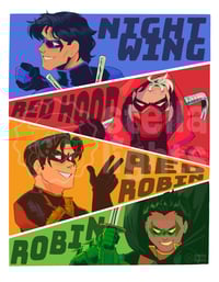 Image 2 of BATMAN - Robins Print