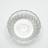 Image 4 of Coupelles - ramequins vintage en verre pressé motif géométrique - 1960 - 1970