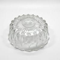 Image 7 of Coupelles - ramequins vintage en verre pressé motif géométrique - 1960 - 1970