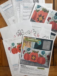 Image 7 of Pumpkin Trios Punch Needle PDF pattern