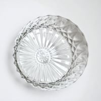 Image 4 of Coupelle - ramequin vintage en verre pressé motif géométrique - Années 1970