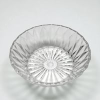 Image 6 of Coupelle - ramequin vintage en verre pressé motif géométrique - Années 1970