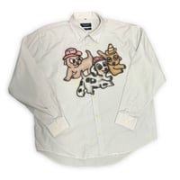 Camisa de perros con sombreros divertidos