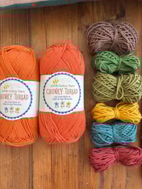Image 2 of Pumpkin Trios Punch Needle Kit