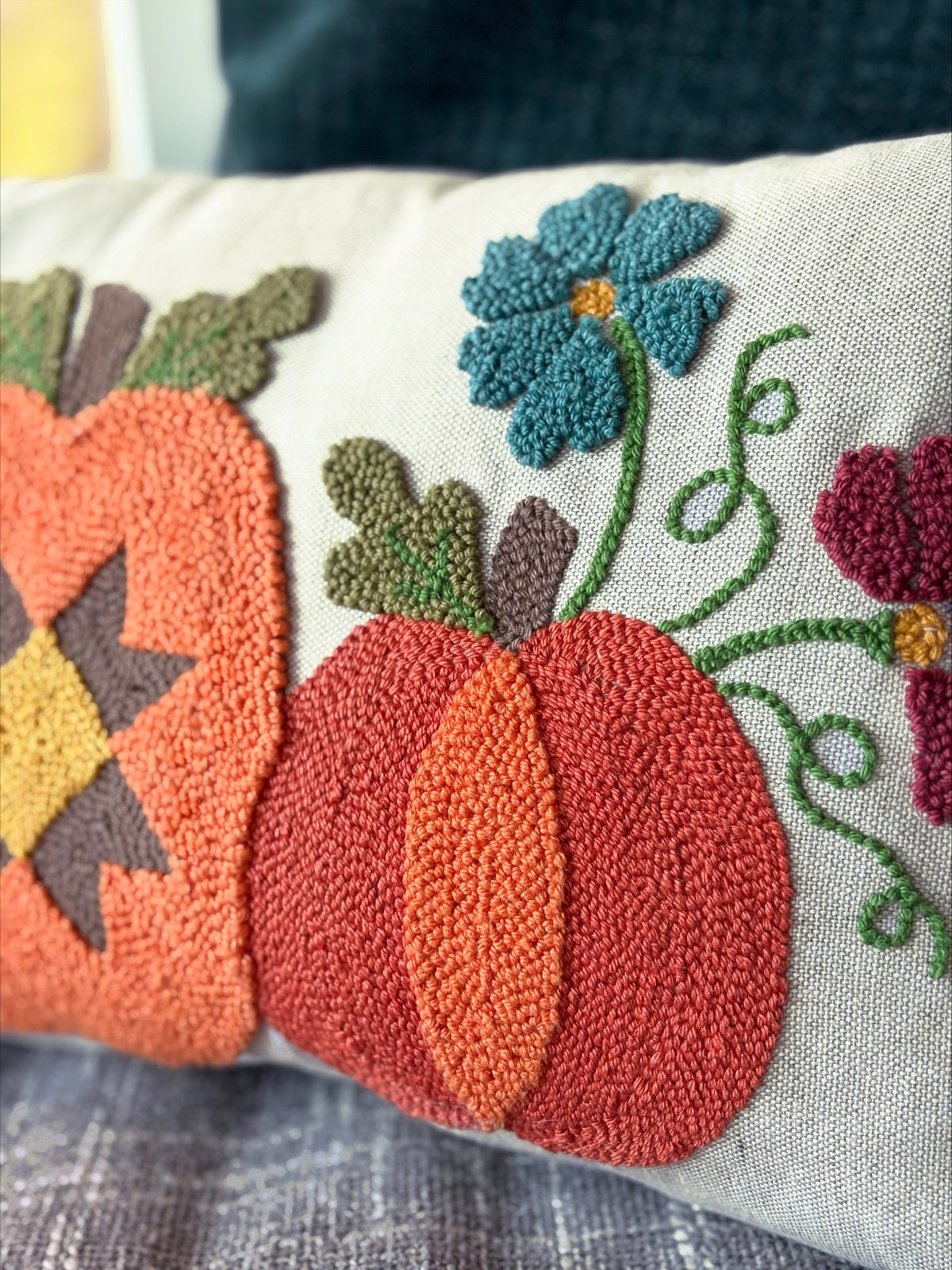 Pumpkin Trios Punch Needle Kit | Anka's Treasures