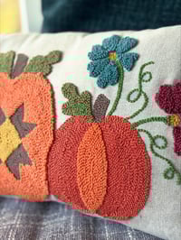 Image 8 of Pumpkin Trios Punch Needle Kit