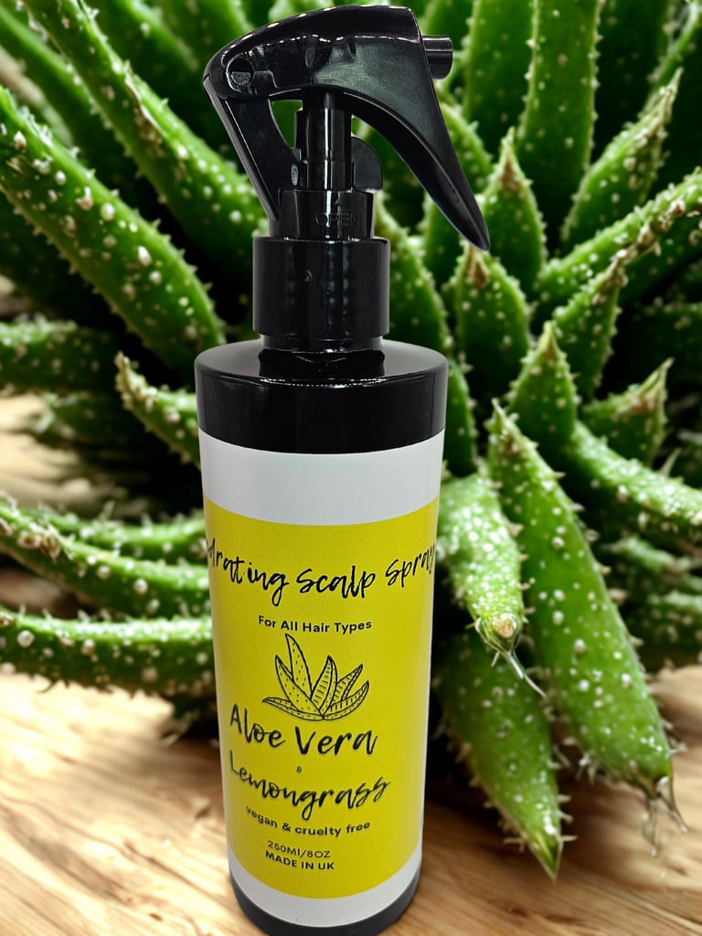 Aloe vera & Lemongrass Hydrating Scalp Spray Image 4